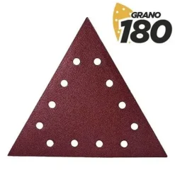 BLIM PACK DE 5 LIJAS CON VELCRO PARA LIJADORA BL0223 - GRANO 180 - FORMATO TRIANGULAR