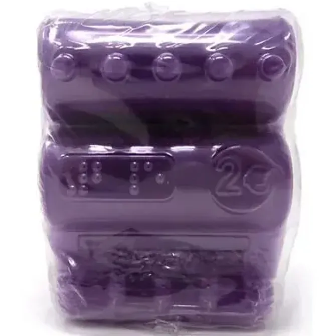 BLISTER MONEDAS 2 EUROS BL-0008 PAQUETE 100 PLASTICOS VIOLETA MAK050098