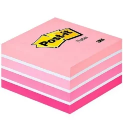 BLOC NOTAS ADHESIVAS POST-IT 76X76 MM ROSA PASTEL