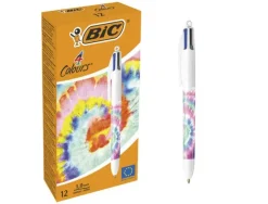 BOLIGRAFO BIC 4 COLORES TIE DYE PASTEL