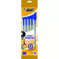 BOLIGRAFO BIC CRISTAL AZUL /BL.5UD