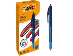 BOLIGRAFO BIC CUATRO COLORES SMOOTH DROP COLOR AZUL