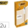 BOLIGRAFO BIC CUATRO COLORES WOOD CAJA DE 12 UNIDADES COLORES SURTIDOS