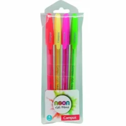 BOLIGRAFO CAMPUS TRIGEL NEON B/4 081332