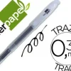 BOLIGRAFO LIDERPAPEL SUPER GEL PUNTA 0.5 MM NEGRO
