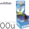 BOLIGRAFO PAPER MATE INKJOY 100 CAP / RT EXPOSITOR DE 300 UNIDADES COLORES SURTIDOS