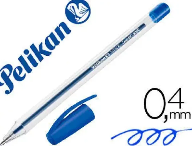 BOLIGRAFO PELIKAN STICK SUPER SOFT AZUL