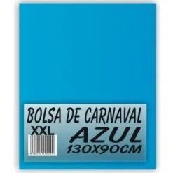 BOLSA CARNAVAL GRANDE XXL PP 90X130 G/250 AZUL