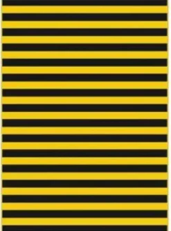 BOLSA CARNAVAL INFANTIL PP 56X70CM G/250 ABEJA AMARILLAS CON RAYAS NEGRAS BASURA ESPECIAL DISFRAZ