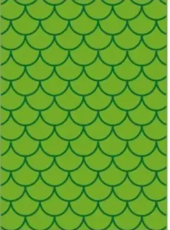 BOLSA CARNAVAL INFANTIL PP 56X70CM G/250 TORTUGA VERDE ESCAMAS BASURA ESPECIAL DISFRAZ