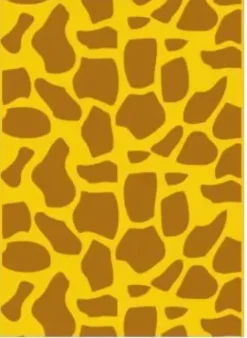 BOLSA CARNAVAL INFANTIL PP 56X70CM G/250 JIRAFA AMARILLAS MANCHAS MARRONES BASURA ESPECIAL DISFRAZ