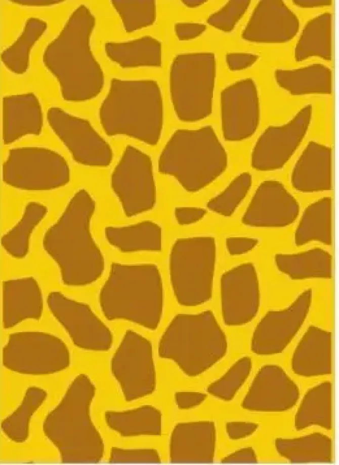 BOLSA CARNAVAL INFANTIL PP 56X70CM G/250 JIRAFA AMARILLAS MANCHAS MARRONES BASURA ESPECIAL DISFRAZ