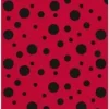 BOLSA CARNAVAL INFANTIL PP 56X70CM G/250 ROJAS LUNARES NEGROS TOPOS BASURA ESPECIAL DISFRAZ