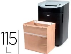 BOLSA DE RESIDUOS REXEL RECICLABLE PARA DESTUCTORAS GAMA RL CAPACIDAD 115 L PACK DE 50 UNIDADES 330X510X490 MM