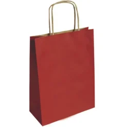BOLSA PAPEL 32*12*42 KRAFT ROJO M
