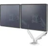 BRAZO PARA MONITOR FELLOWES SERIE EPPA AJUSTABLE ALTURA 2 PANTALLAS NORMATIVA VESA HASTA 10 KG BLANCO