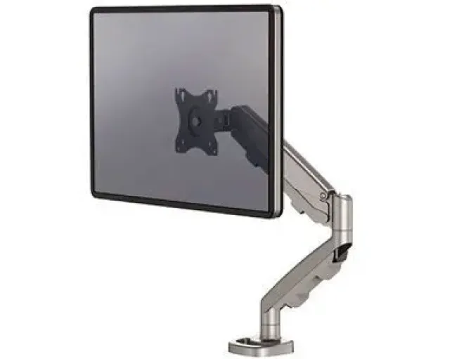 BRAZO PARA MONITOR FELLOWES SERIE EPPA AJUSTABLE ALTURA 1 PANTALLA NORMATIVA VESA HASTA 10 KG PLATA
