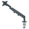 BRAZO PARA MONITOR LEITZ ERGO SPACESAVING GRIS OSCURO