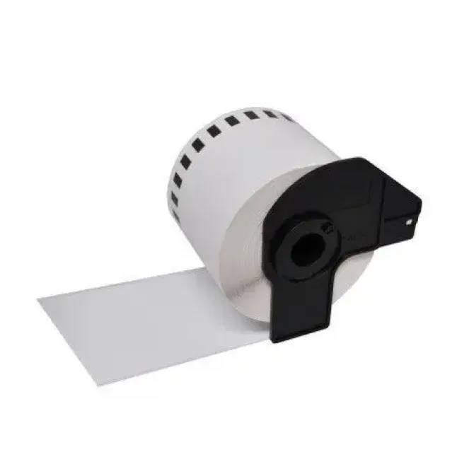 BROTHER DK22223 - ETIQUETAS GENERICAS DE TAMAÑO PERSONALIZADO - ANCHO 50MM X 30,48 METROS - TEXTO NEGRO SOBRE FONDO BLANCO