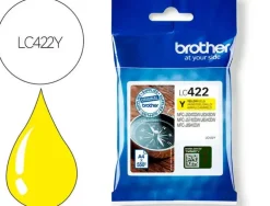 BROTHER LC422 AMARILLO CARTUCHO DE TINTA ORIGINAL - LC422Y