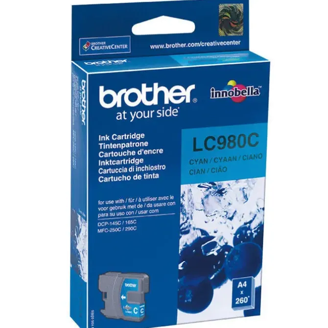 BROTHER LC980 CYAN CARTUCHO DE TINTA ORIGINAL - LC980C