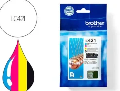 BROTHER LC421 PACK DE 4 CARTUCHOS DE TINTA ORIGINALES - LC421VAL