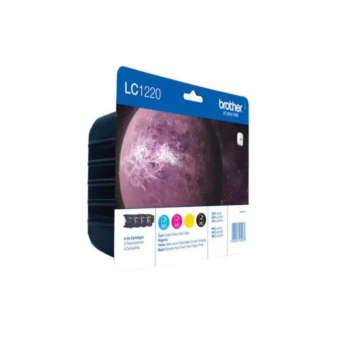 BROTHER LC1220 PACK DE 4 CARTUCHOS DE TINTA ORIGINALES - LC1220VALBP