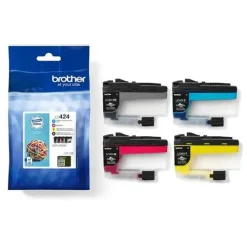 BROTHER LC424 PACK DE 4 CARTUCHOS DE TINTA ORIGINALES - LC424VAL