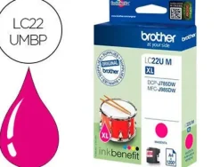 BROTHER LC22U MAGENTA CARTUCHO DE TINTA ORIGINAL - LC22UMBP
