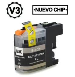 BROTHER LC127XL NEGRO CARTUCHOS DE TINTA GENERICO - REEMPLAZA LC127XLBK