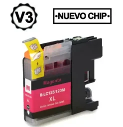 BROTHER LC123XL/LC121XL MAGENTA CARTUCHO DE TINTA GENERICO - REEMPLAZA LC123M/LC121M