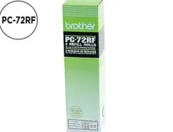 BROTHER PC72RF PACK DE 2 ROLLOS DE TRANSFERENCIA TERMICA ORIGINALES