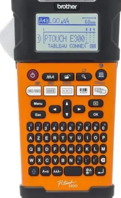 BROTHER PT-E300VP ROTULADORA ELECTRONICA PORTATIL PROFESIONAL WIFI - PANTALLA LCD - 384 SIMBOLOS - 64 TECLAS - CINTAS TZE