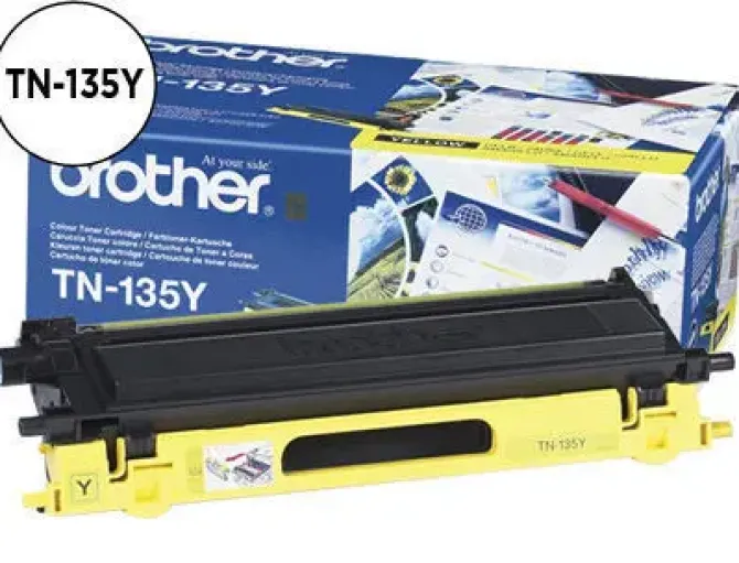 BROTHER TN135 AMARILLO CARTUCHO DE TONER ORIGINAL - TN135Y