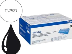 BROTHER TN3520 NEGRO CARTUCHO DE TONER ORIGINAL