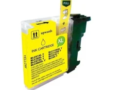 BULK - BROTHER LC980XL/LC1100XL/LC985XL AMARILLO CARTUCHO DE TINTA GENERICO - REEMPLAZA LC980Y/LC1100Y/LC985Y