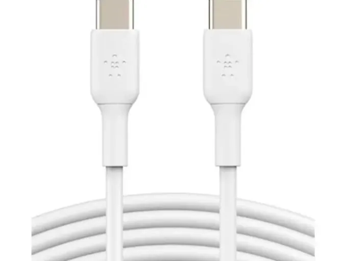 CABLE BELKIN CAB003BT2MWH CABLE USB-C A USB-C BOOST CHARGE LONGITUD 2 M COLOR BLANCO