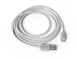 CABLE GROOVY USB 2.0 A APPLE LIGHTNING LONGITUD DE CABLE 2 METROS COLOR BLANCO