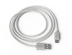 CABLE GROOVY USB-A A TIPO C LONGITUD 1 MT COLOR BLANCO