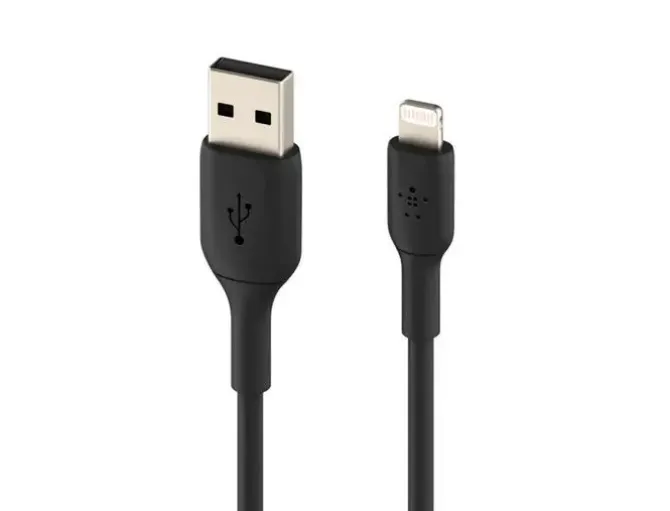 CABLE LIGHTNING BELKIN CAA001BT2MBK A USB-A BOOST CHARGE LONGITUD 2 M COLOR NEGRO