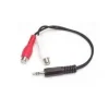 CABLES AUDIO-VIDEO STARTECH CONVERTIDOR AUDIO 15CM MINIJACK 3 5