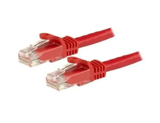 CABLES FIBRA / ETHERNET / TELEF. STARTECH CABLE 1M ROJO CAT6 SNAGLESS