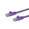 CABLES FIBRA / ETHERNET / TELEF. STARTECH CABLE DE RED 10M PURPURA CAT6