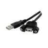 CABLES ORDENADOR / MOVILIDAD STARTECH CABLE 30CM DE PANEL USB A M H