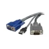 CABLES ORDENADOR / MOVILIDAD STARTECH CABLE KVM USB VGA 2 EN 1 ULTRA DELG