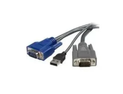 CABLES ORDENADOR / MOVILIDAD STARTECH CABLE KVM USB VGA 2 EN 1 ULTRA DELG