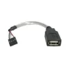 CABLES ORDENADOR / MOVILIDAD STARTECH 15CM ADAPTADOR EXTENSOR USB 2.0 A