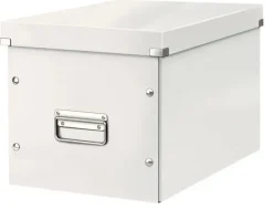 CAJA ALMACENAMIENTO LEITZ CLICK & STORE CUBICA GRANDE COLOR BLANCO 320X360X310 MM