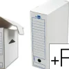 CAJA ARCHIVO DEFINITIVO LIDERPAPEL FOLIO PROLONGADO 388X275X116 MM 325 G/M2