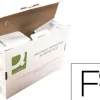 CAJA ARCHIVO DEFINITIVO Q-CONNECT FOLIO CARTON RECICLADO CIERRE CON LENGUETA 255X360X100 MM